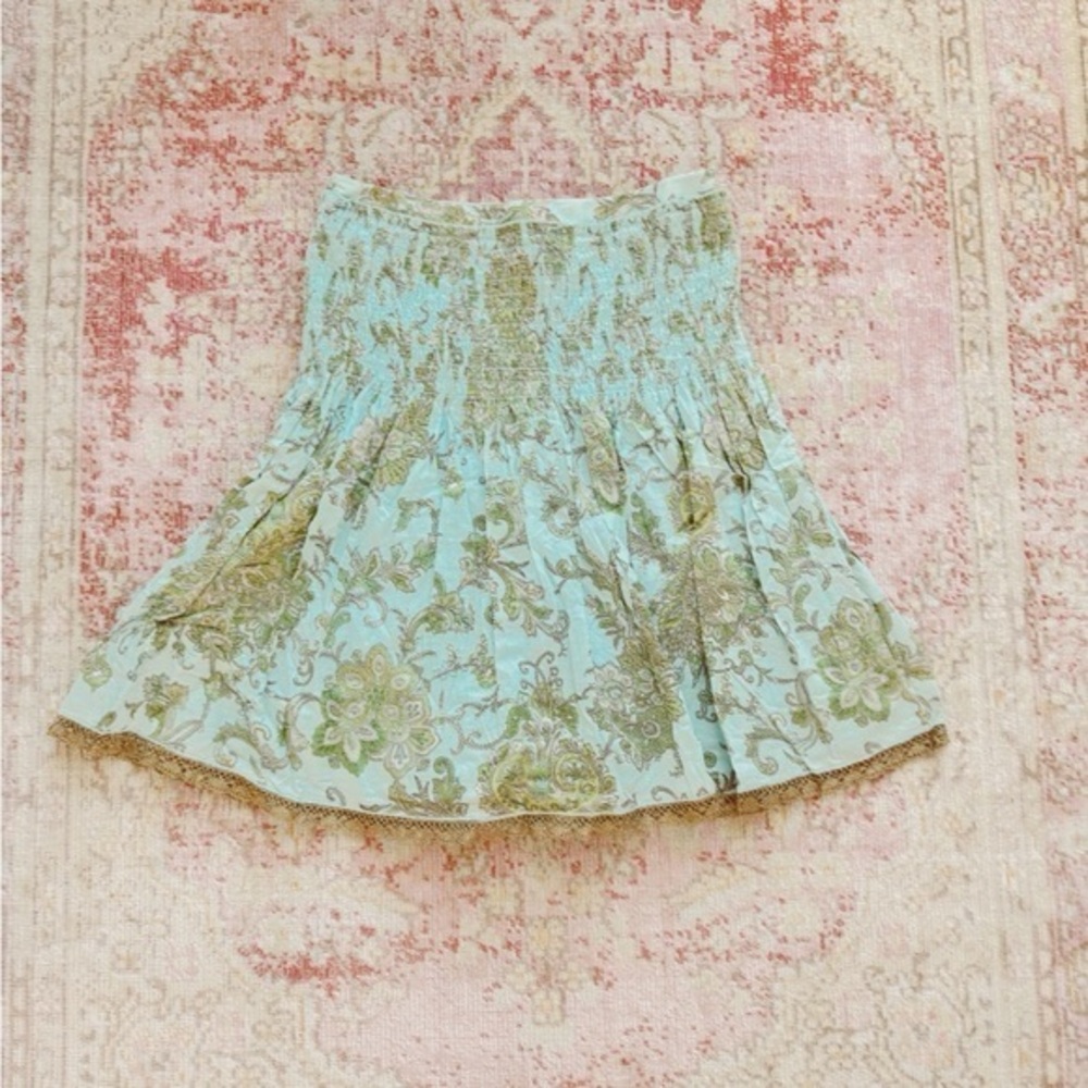 Antonio Melani, Woman’s Blue Patterned Skirt